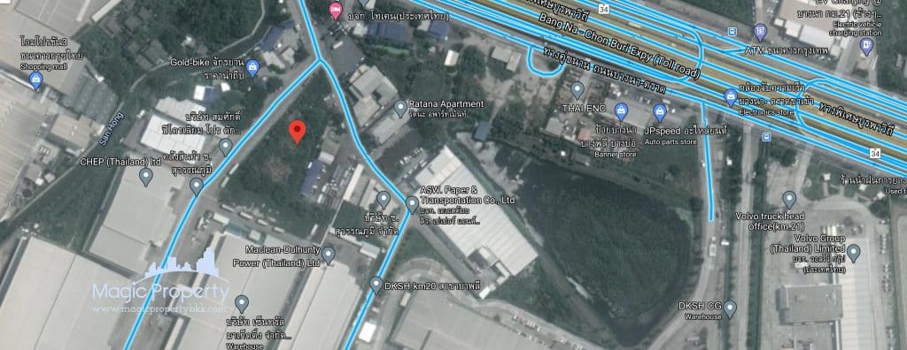 2 Rai Land For Sale at Sisa Chorakhe Yai, Bang Sao Thong, Samut Prakan