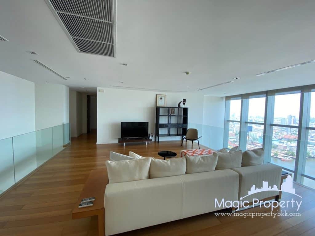5 Bedroom Duplex for Rent in The River Condominium. Located at Charoen Nakhon, Khlong Ton Sai, Khlong San, Bangkok 10600. Near BTS Surasak..