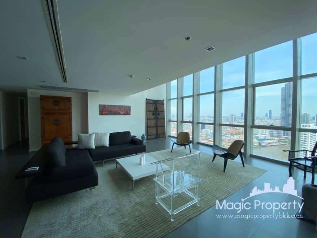 5 Bedroom Duplex for Rent in The River Condominium. Located at Charoen Nakhon, Khlong Ton Sai, Khlong San, Bangkok 10600. Near BTS Surasak..