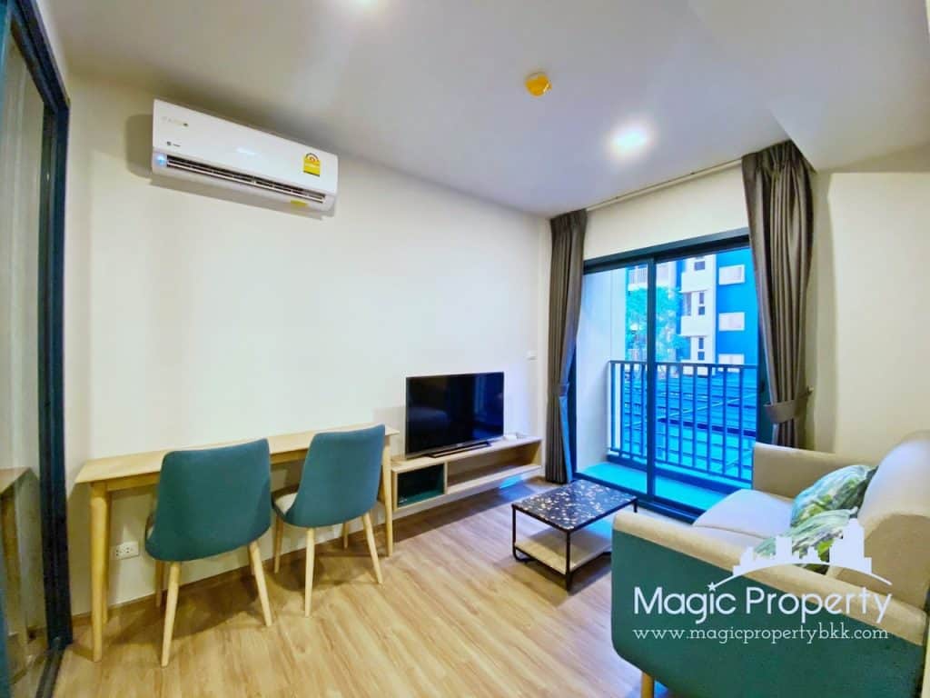 1 Bedroom For Rent in The Base Sukhumvit 50. Located at Roem Charoen Alley, Phra Khanong, Khlong Toei, Bangkok. Near BTS Onnut 1.2 km..
