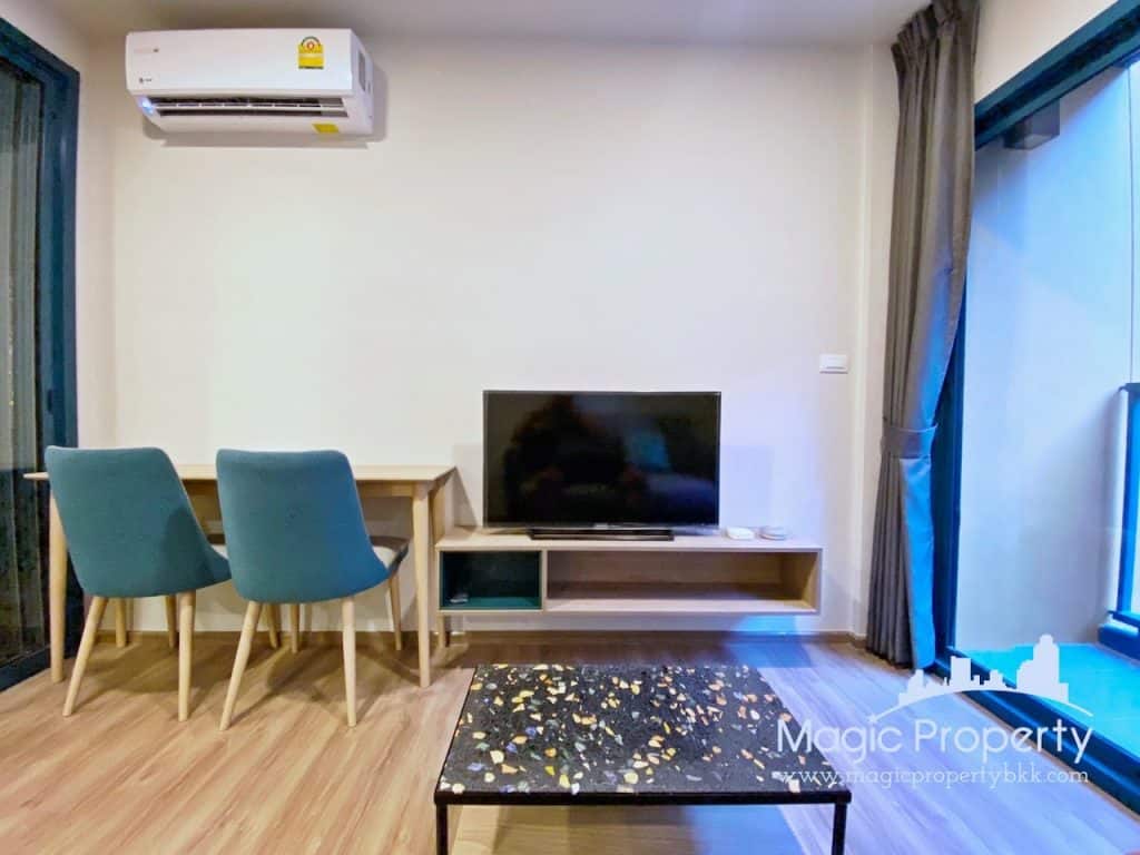 1 Bedroom For Rent in The Base Sukhumvit 50. Located at Roem Charoen Alley, Phra Khanong, Khlong Toei, Bangkok. Near BTS Onnut 1.2 km..
