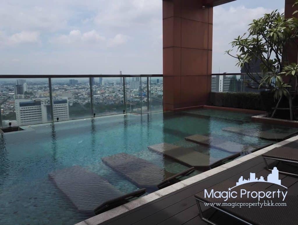 2 Bedroom in The Address Sathorn Condominium. Located at Soi Sathon 12 Alley, Silom, Bang Rak, Bangkok. Near BTS Surasak..