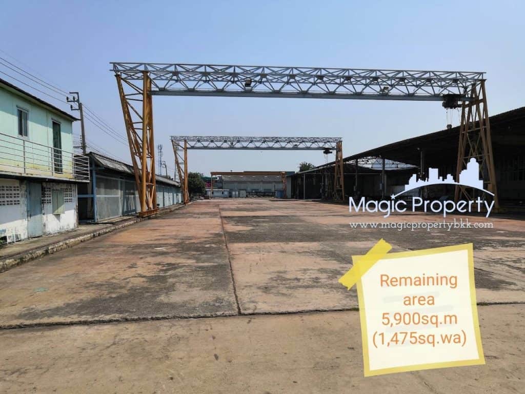 Commercial Space / Factory For Sale in Bang Pla, Bang Phli, Samut Prakan 10540. Land Size 6 Rai 31 Sq.wah...