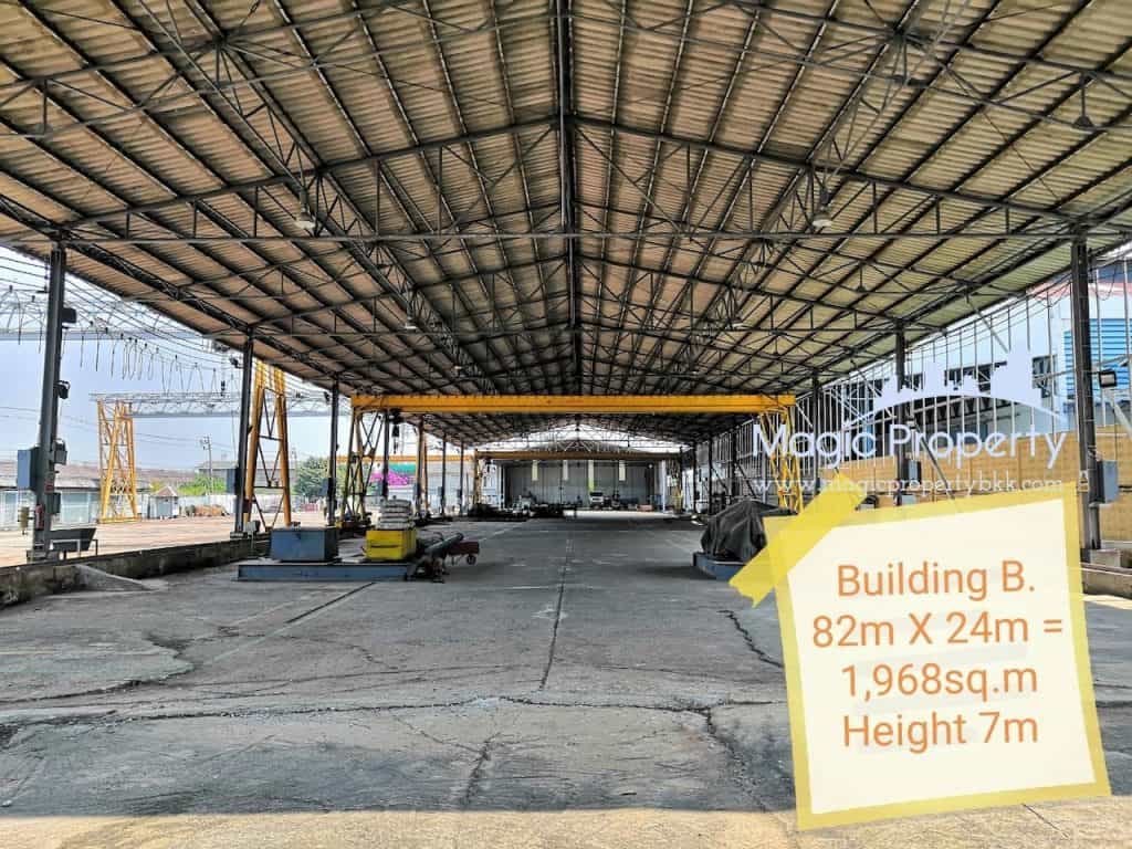 Commercial Space / Factory For Sale in Bang Pla, Bang Phli, Samut Prakan 10540. Land Size 6 Rai 31 Sq.wah...