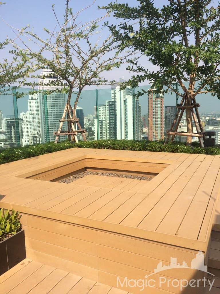 Studio For Rent in Rhythm Sukhumvit 36-38 Condominium. Located at Sukhumvit Rd, Khwaeng Phra Khanong, Khet Khlong Toei, Bangkok 10110.