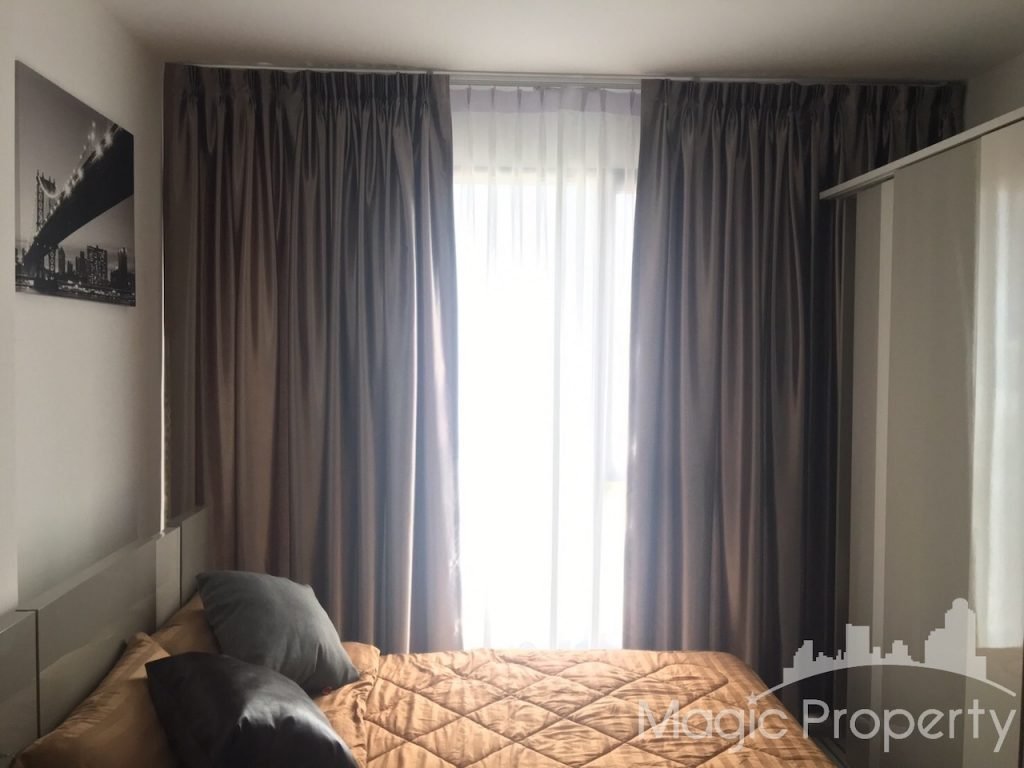 Studio For Rent in Ideo Mobi Asoke Condominium. Located at New Phetchaburi Rd, Bang Kapi, Huai Khwang, Bangkok 10310. Near MRT Phetchaburi..