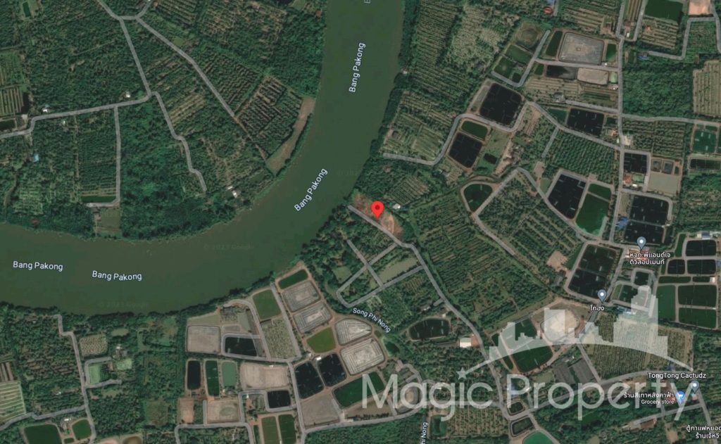 4 Rai 2 Ngan Bang Pakong River View Land For Sale in Tambon Bang Suan, Amphoe Bang Suan, Chachoengsao 24110.