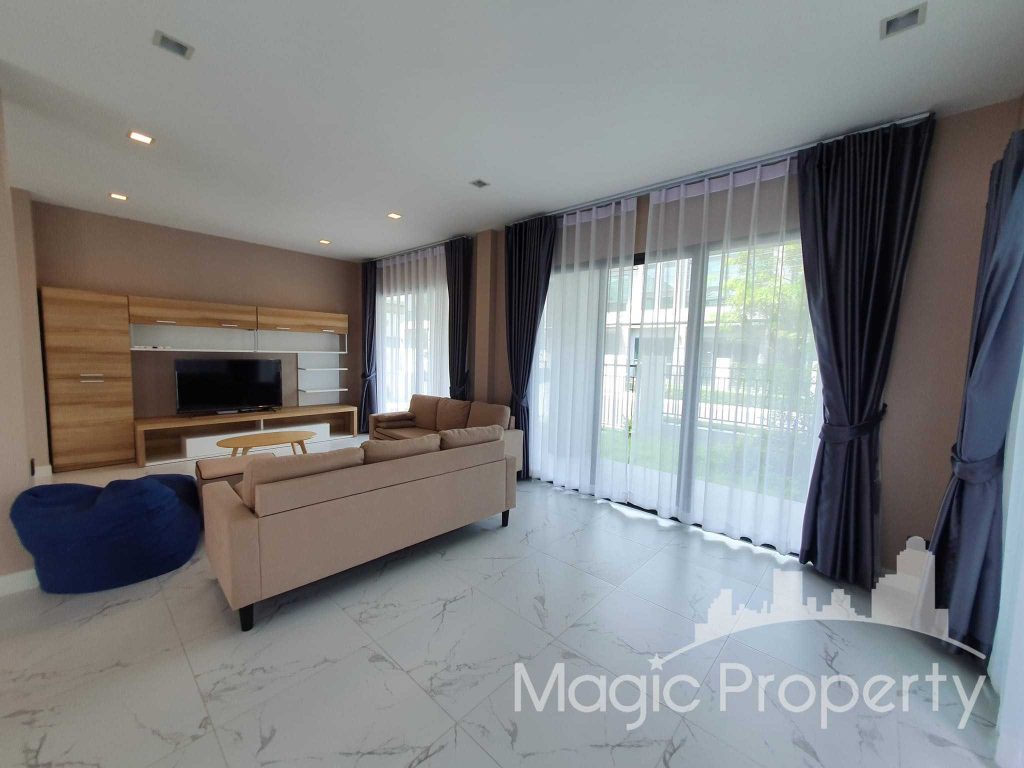 3 Bedroom Single House For Rent in Bangkok Boulevard Vibhavadi. Located at Ngam Wong Wan 47 Alley, Thung Song Hong, Lak Si, Bangkok 10210.