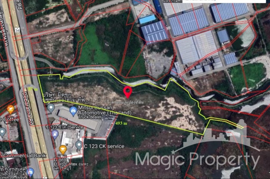 30 Rai Purple Land For Sale on Bang Na - Trad Rd KM 56, Tambon Khlong Tamru, Chon Buri District, Chon Buri 20000...