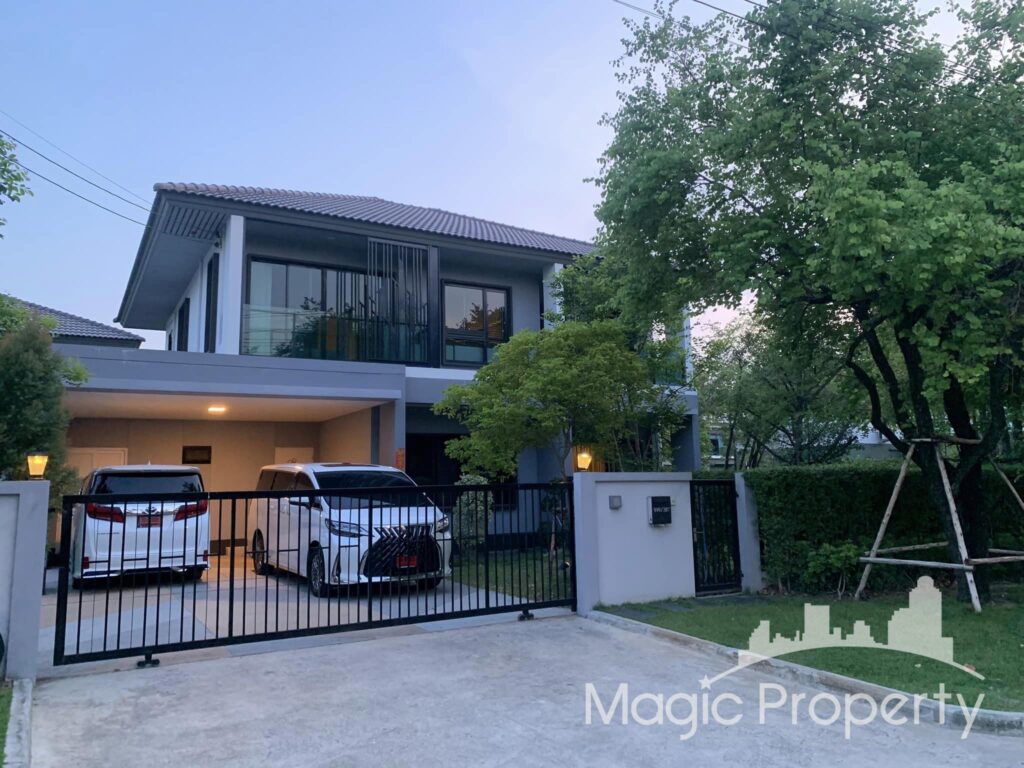 4 Bedroom Single House For Rent in Burasir Wongwaen-Onnut, Kanchanaphisek Road, Racha Thewa Subdistrict, Bang Phli District, Samut Prakan 10540...