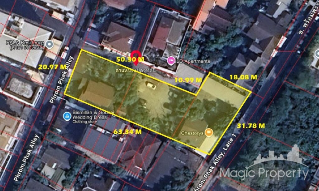 For Sale Land in Khlong Tan Nuea, Bangkok | ฿160,000,000 | MGP1891 – Photo 1